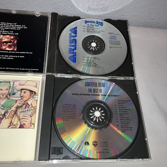 Cd Used Grateful Dead In The Dark / Skeletons From The Closet Bundle See Pics - Picture 4 of 6